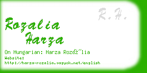 rozalia harza business card